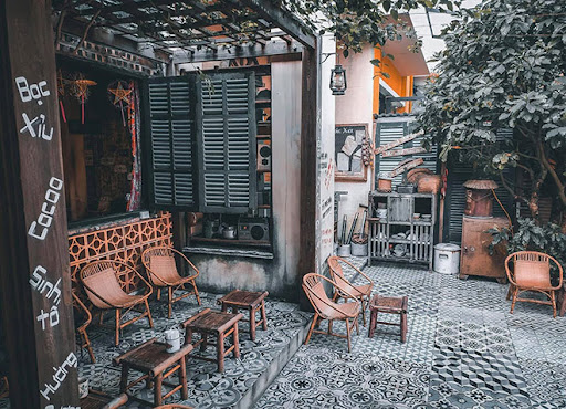 Nội thất quán cafe vintage