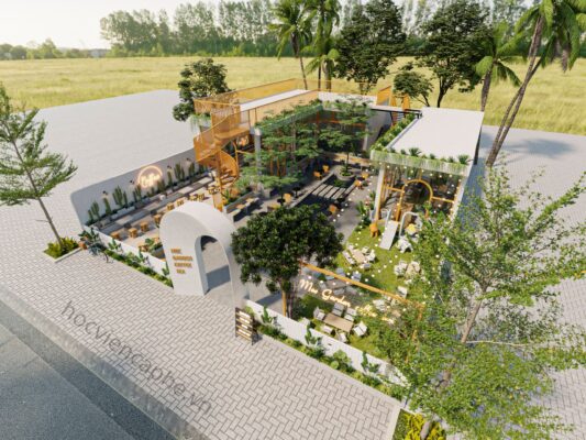 Quán cafe sân vườn