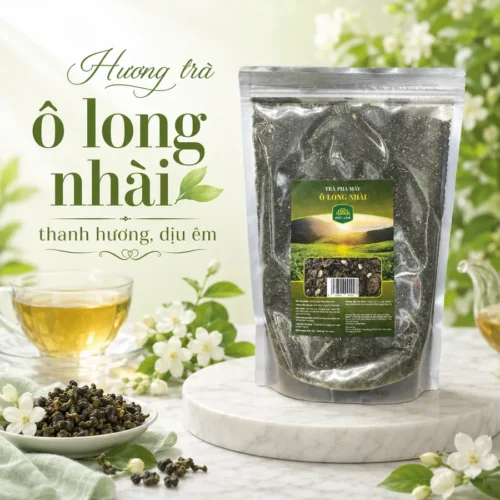 Trà olong nhài pha máy Mộc Lam