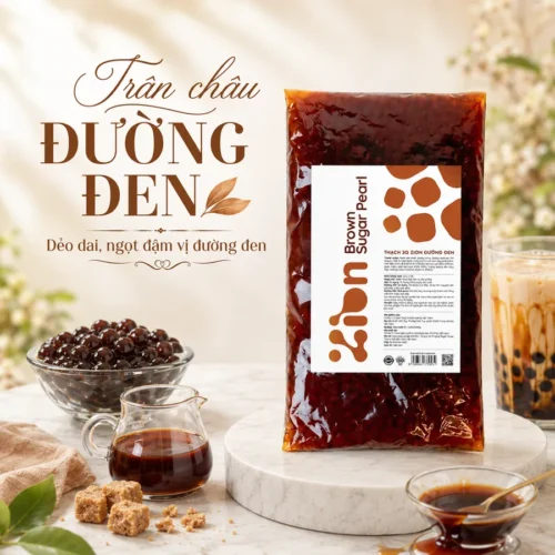 Thạch trân châu đường nâu 3Q