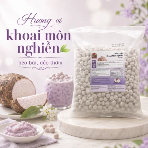 Trân Châu Khoai môn nghiền Lermao