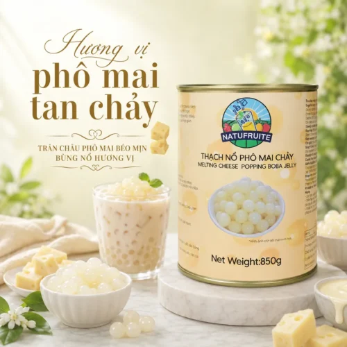 Thạch nổ phomai chảy Lermao