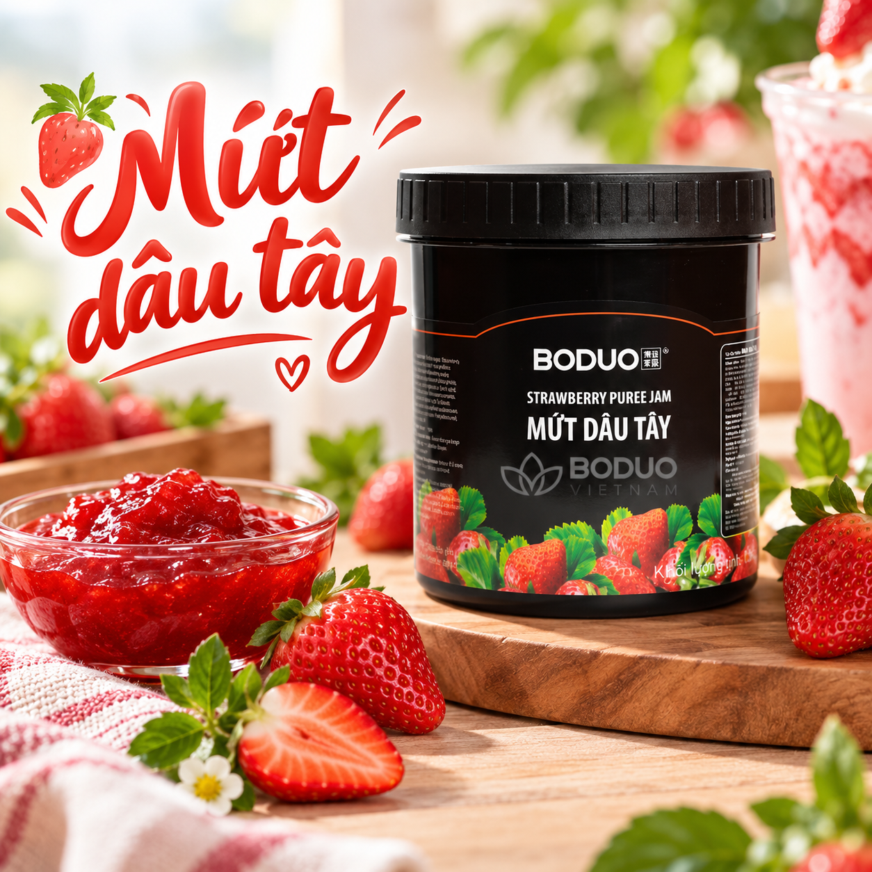 Mứt dâu Boduo